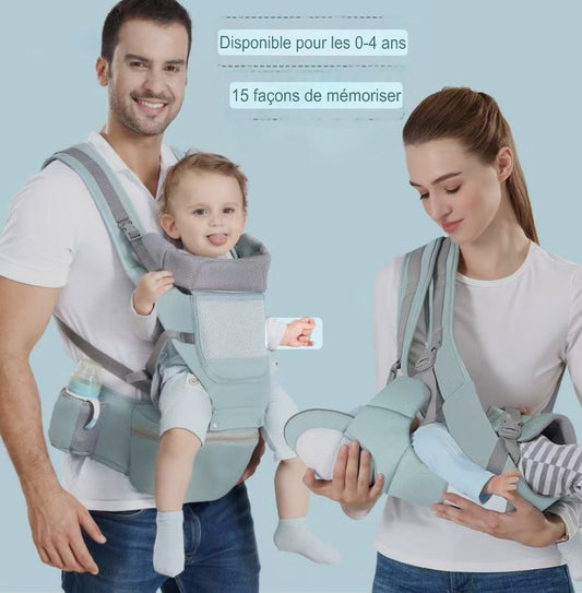 Porte-Bébé Ergonomique Multi-Positions